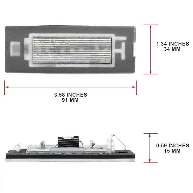 products/1236/svetla tablice panda fiat.jpg - LED SIJALICE ZA OSVETLJENJE TABLICE - FIAT Panda 03441901 - Xenon Svetla Beograd